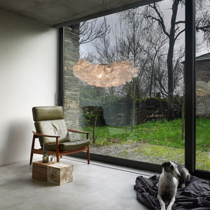 pendant lamp / contemporary / stainless steel mesh / incandescent