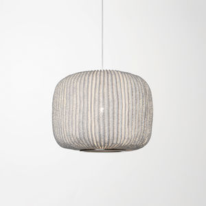 pendant lamp / contemporary / stainless steel mesh / handmade