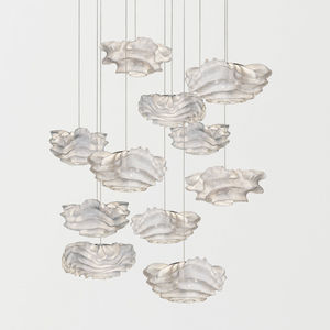 pendant lamp / contemporary / stainless steel mesh / incandescent