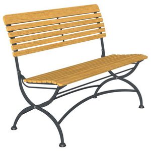 contemporary garden bench