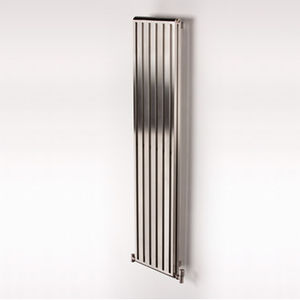 hot water radiator / stainless steel / contemporary / bathroom