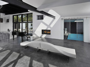 closed wood hearth