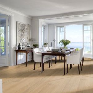 solid parquet floor