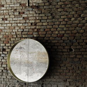 wall-mounted mirror