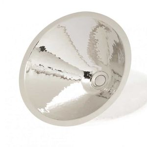built-in washbasin / round / copper / contemporary