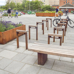 floor-mounted bike rack