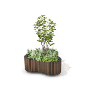 wooden planter