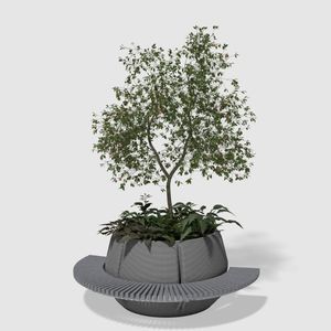 low-density polyethylene (LDPE) planter 1