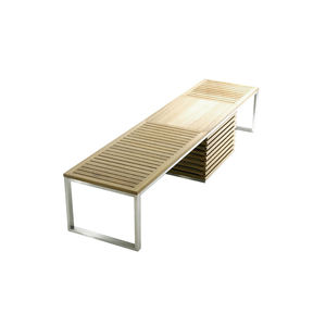 contemporary garden bench 1