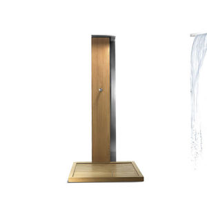 teak garden shower