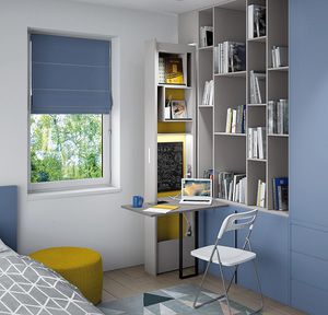 desk and storage set
