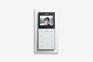 white video door intercom