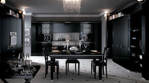 traditional kitchen / wooden / lacquered / matte