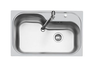 single-bowl kitchen sink