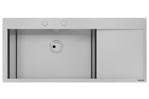 single-bowl kitchen sink