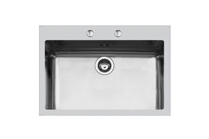 single-bowl kitchen sink
