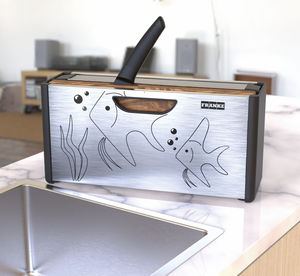 stainless steel knife block