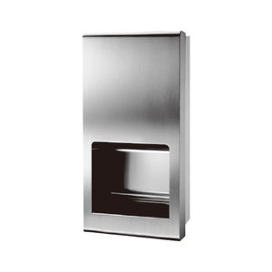 automatic hand dryer / wall-mounted / stainless steel / high-speed