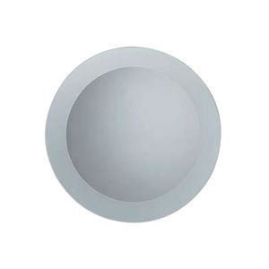 wall-mounted bathroom mirror / contemporary / round