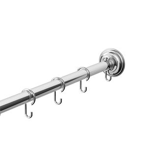 metal shower curtain bar