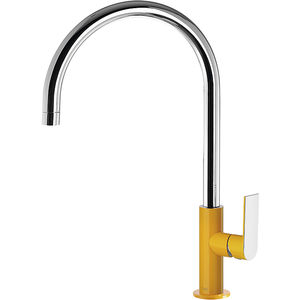 metal mixer tap / kitchen / 1-hole