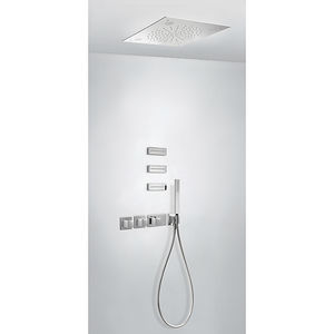 recessed wall shower set / recessed ceiling / contemporary / with hand shower