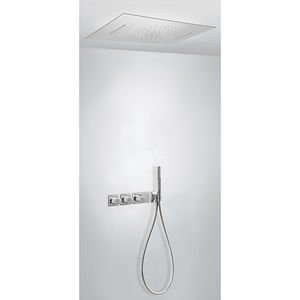 recessed wall shower set / recessed ceiling / contemporary / with hand shower