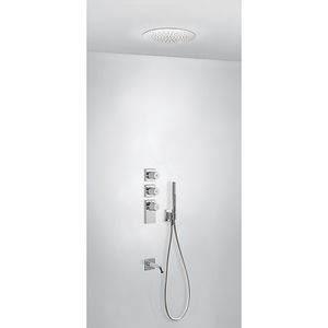 recessed wall shower set / recessed ceiling / contemporary / with hand shower