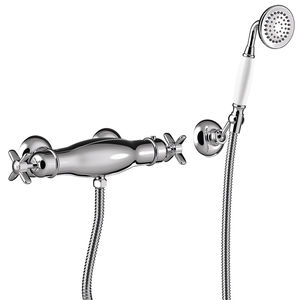 double-handle shower mixer tap