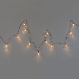 blown glass light garland