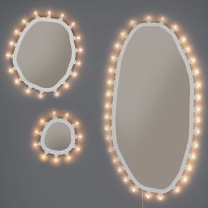 wall-mounted mirror