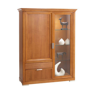 traditional china cabinet / glass / wooden