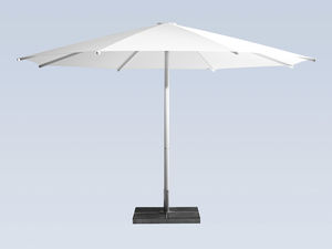 commercial patio umbrella / aluminum / fabric / wind-resistant
