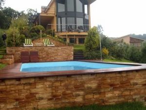 one-piece swimming pool