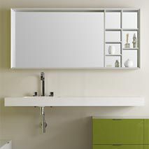 wall-mounted bathroom mirror