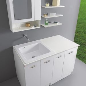 commercial cabinet with washbasin