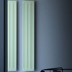 hot water radiator / metal / contemporary / rectangular