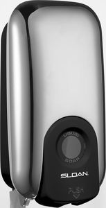 commercial soap dispenser / wall-mounted / stainless steel / manual