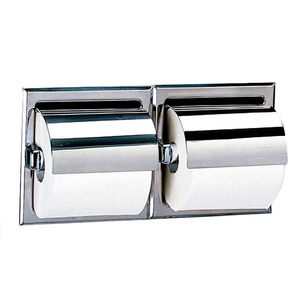built-in toilet roll holder