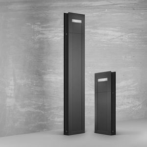garden bollard light / contemporary / cast aluminum / thermoplastic