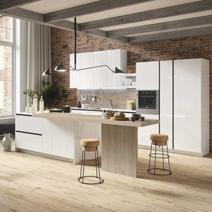 contemporary kitchen / wooden / handleless