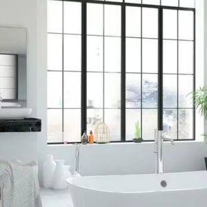 wall-mounted bathroom mirror