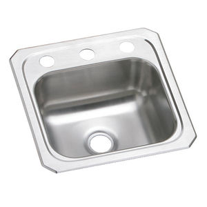 single-bowl kitchen sink