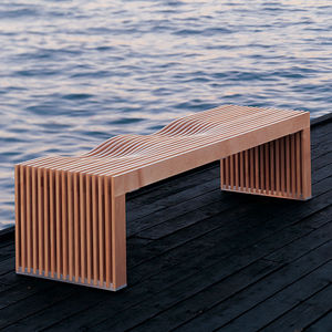 contemporary garden bench