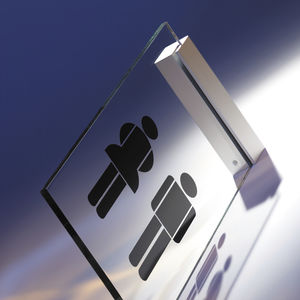 orientation signage plate