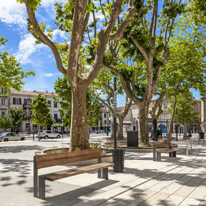 contemporary public bench 1