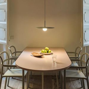 pendant lamp / contemporary / aluminum / blown glass
