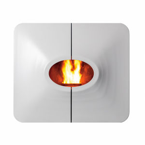 pellet heating stove / contemporary / cast iron / aluminum