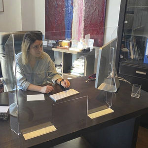 desk mounted office divider