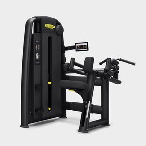 back extension weight training machine